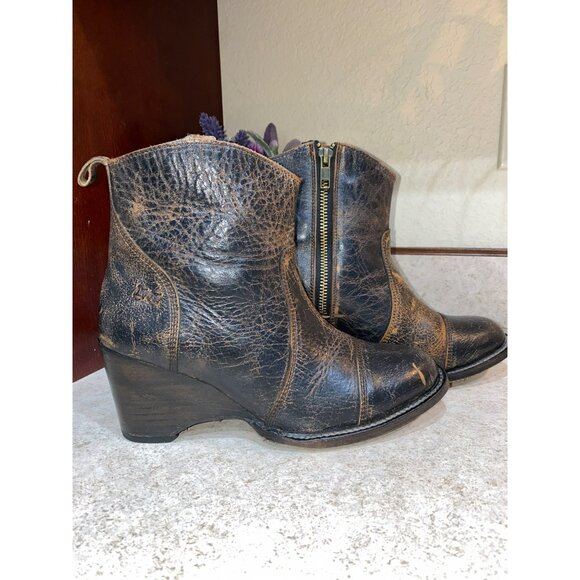 Bed Stu Gentry Vintage-Style Leather Ankle Boots Size 7.5 - Picture 9 of 13
